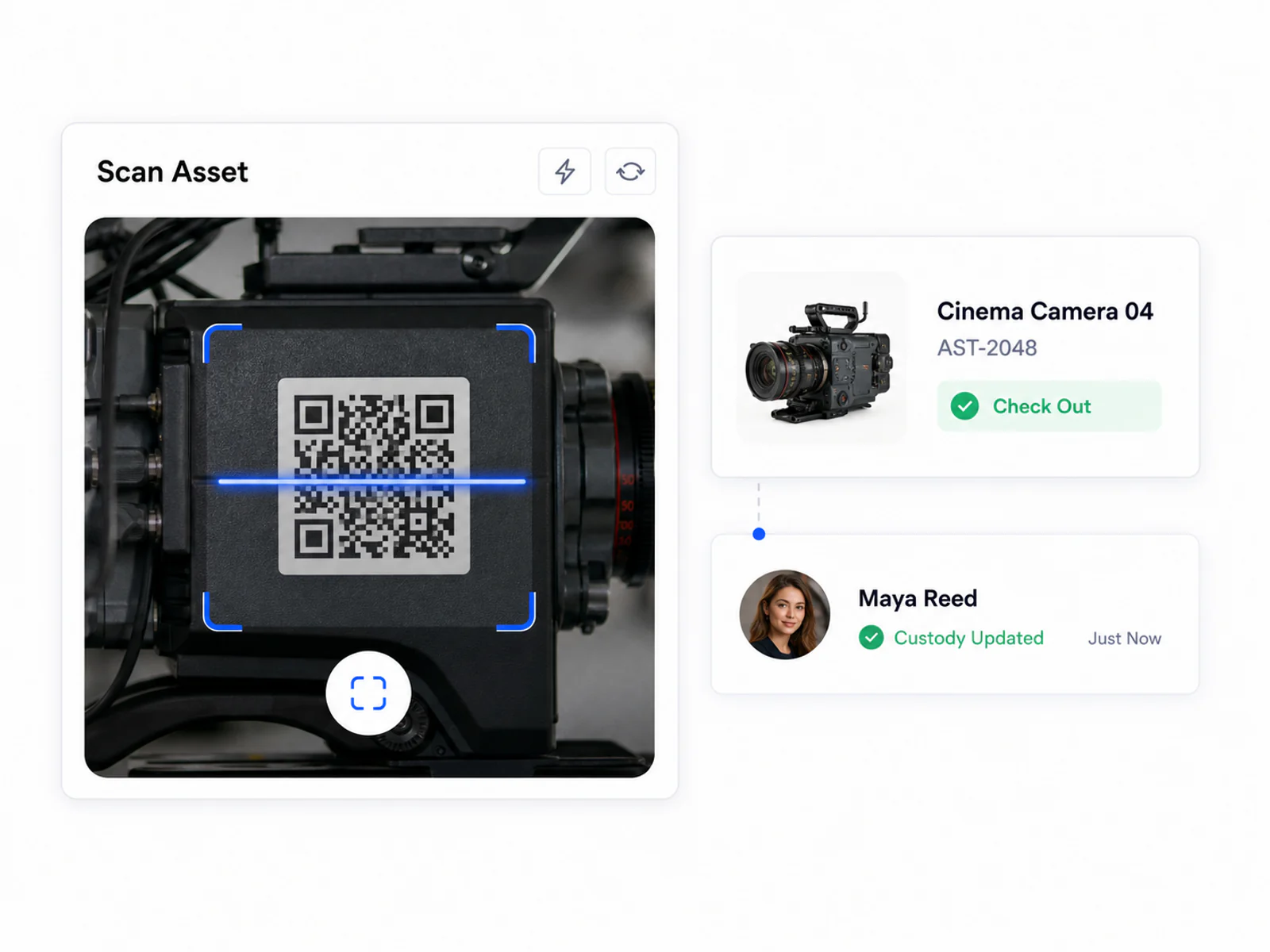 Asset: QR Code Tracking